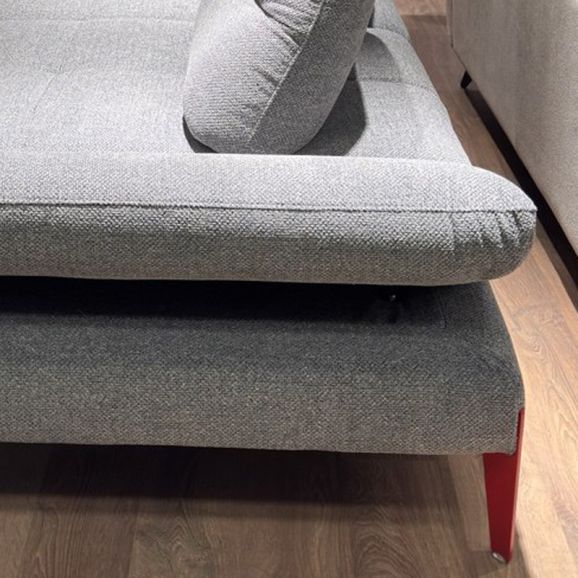 Диван итальянский Nicolettihome Monnalisa W236 серо-синий двухместный