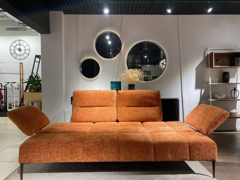 Диван итальянский Nicolettihome Soul - терракотовый двухместный