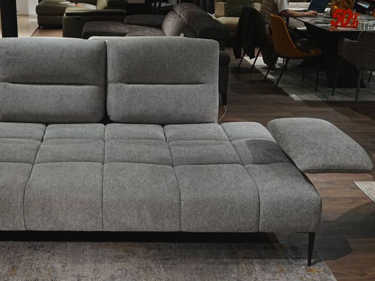 Диван итальянский Nicolettihome Soul W230 темно-серый двухместный