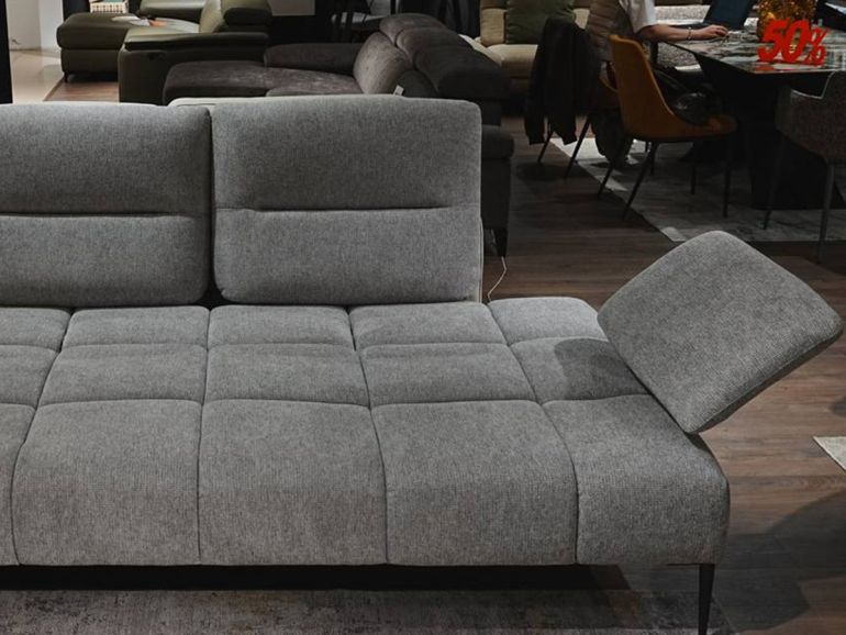 Диван итальянский Nicolettihome Soul W230 темно-серый двухместный