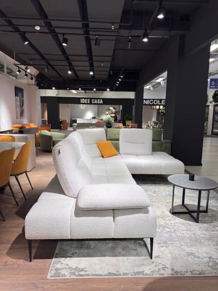 Диван итальянский угловой Nicolettihome Soul W307 белый
