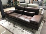 Диван кожаный Serena W226 коричневый двухместный