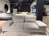 Диван Serena W226 рогожка светло-серый двухместный