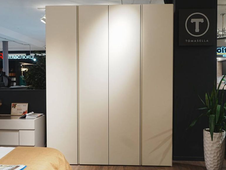 Шкаф платяной четырехдверный Tomasella Smart W196 бежевый