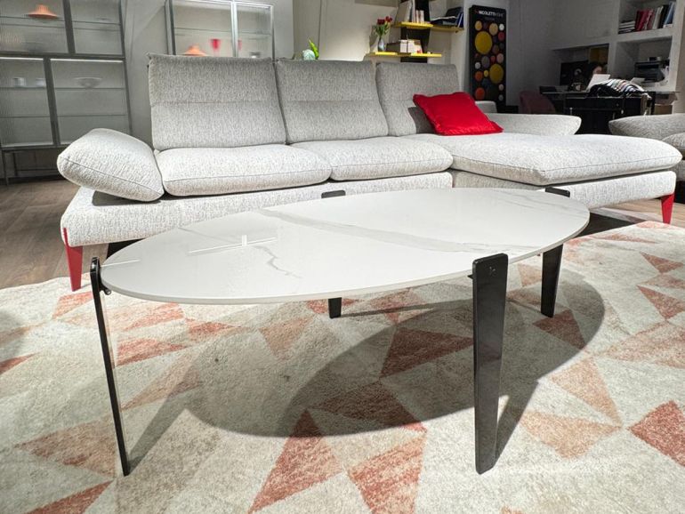 Столик журнальный овальный Nicolettihome Aura W122