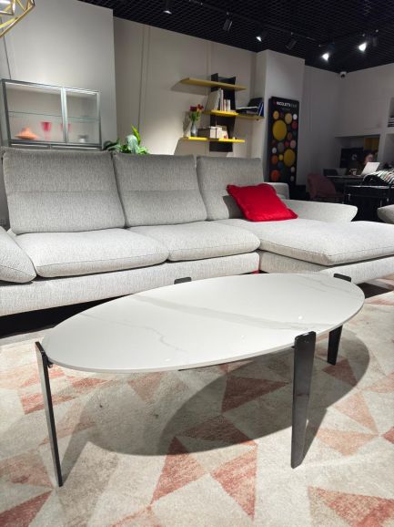 Столик журнальный овальный Nicolettihome Aura W122