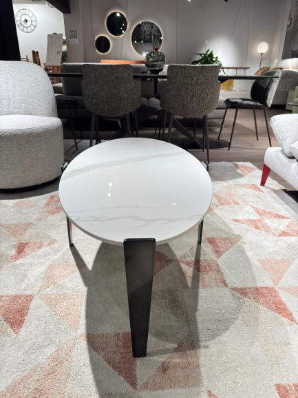 Столик журнальный овальный Nicolettihome Aura W122