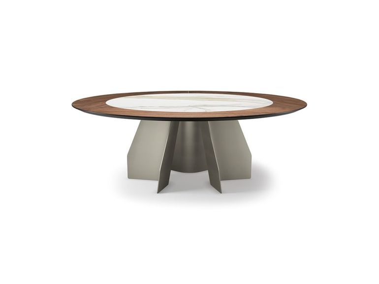 Стол обеденный Cattelan Italia Senator Ker-Wood Round