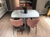 Стол обеденный раскладной стеклянный Elica W130-200 Vetro Glass