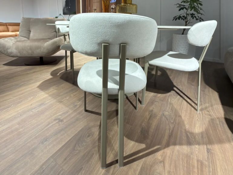 Стул Target Point Paloma W52 велюр, металл Dark Champagne - вид сзади